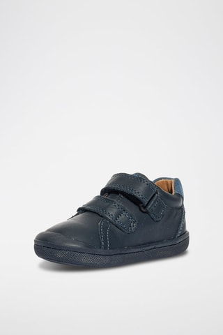 Baskets en cuir Baby Snail For Change - Bleu