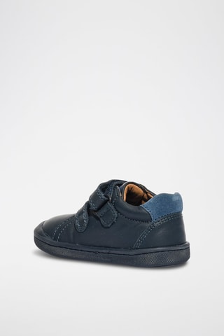 Baskets en cuir Baby Snail For Change - Bleu