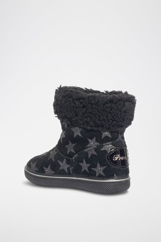 Bottines en cuir Snorky - Noir et gris
