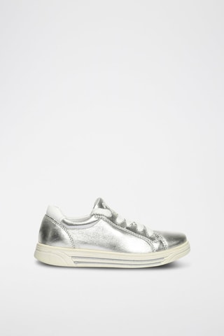 Baskets en cuir B&G Infinity - Blanc et gris