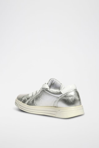 Baskets en cuir B&G Infinity - Blanc et gris