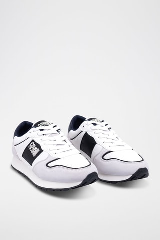 Baskets en nubuck - Bleu et gris