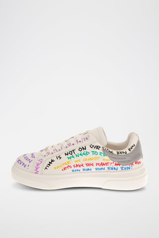 Sneakers en cuir - Blanc