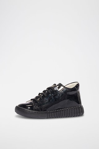 Baskets vernies Baby Smart - Noir et doré