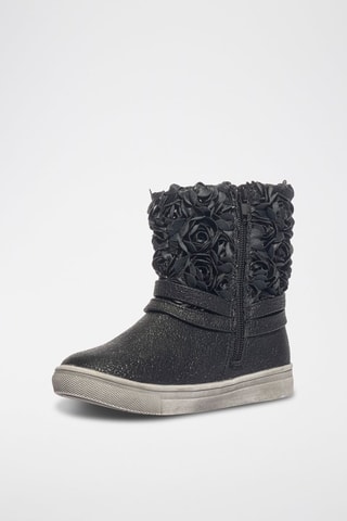 Bottines Baby Stars - Noir et blanc