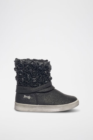 Bottines Baby Stars - Noir et blanc