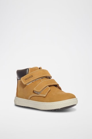Bottines en nubuck Barth 19 - Camel et marron