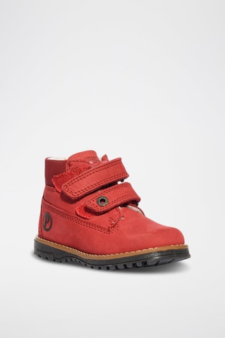 Boots en cuir Barth 19 - Rouge
