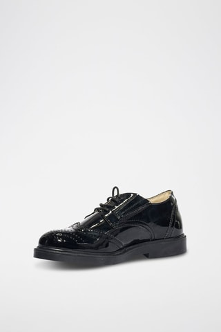 Derbys vernis Oxford BTS - Noir