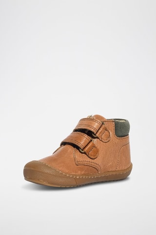 Bottines en cuir Baby cricket For Change - Marron et noir