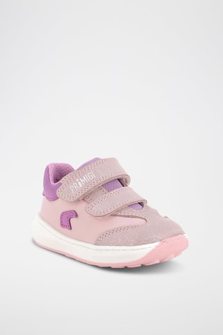 Baskets en cuir Baby Float - Violet et rose