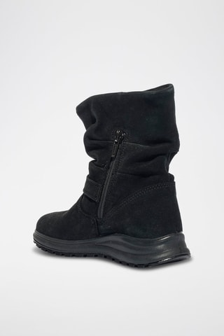 Bottines en nubuck Girl Tokyo - Noir et argenté