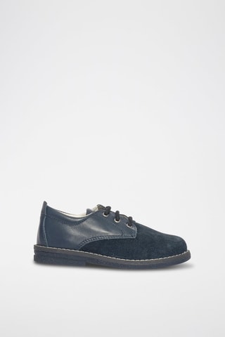 Derbys en cuir Hiron 19 - Bleu marine