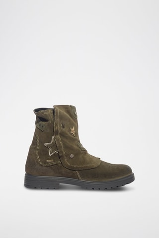 Bottines en nubuck Chris GTX - Vert et doré