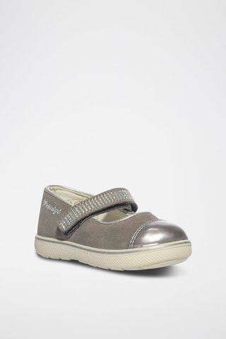 Ballerines en cuir Snorky - Gris