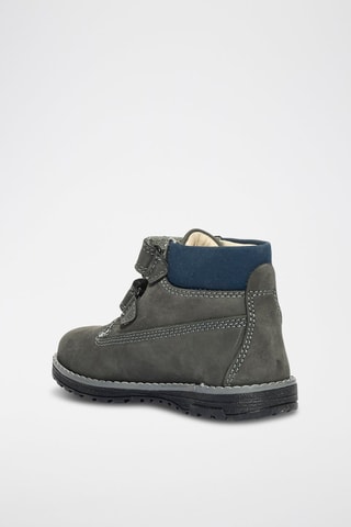 Boots en nubuck Play Arrow - Bleu et gris