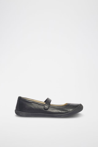 Babies en cuir Urban Girl - Gris et noir