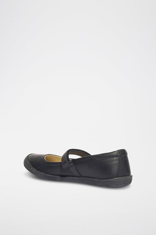 Babies en cuir Urban Girl - Gris et noir