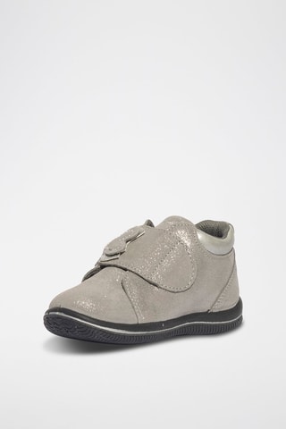 Bottines en cuir Frutti Baby - Gris et noir