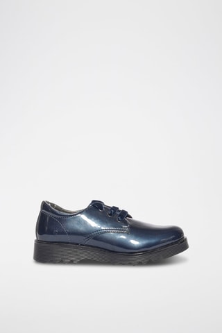 Derbys vernis Fantasy Urban - Bleu marine