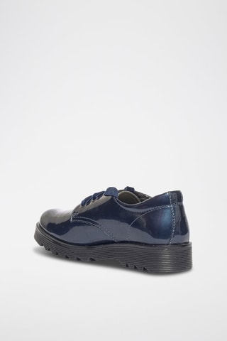 Derbys vernis Fantasy Urban - Bleu marine