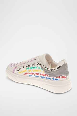 Sneakers en cuir - Blanc