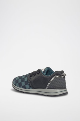 Baskets en nubuck Baby Tiguan - Noir et vert