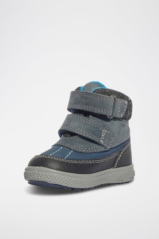 Baskets montantes en cuir Barth 19 Gtx - Bleu marine et anthracite