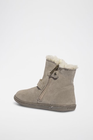 Bottines fourrées en nubuck Baby Box - Taupe