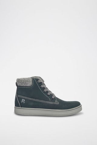 Baskets montantes en nubuck Aygo - Bleu marine