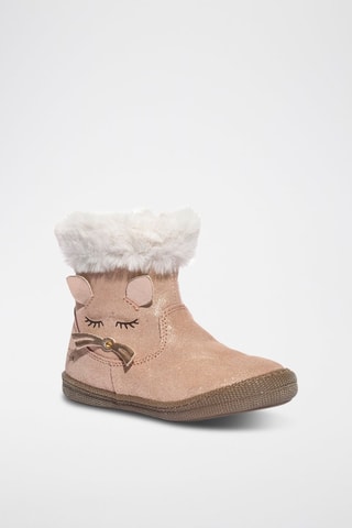 Bottines en nubuck P&H Move - Rose