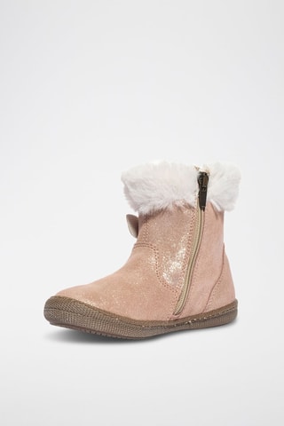 Bottines en nubuck P&H Move - Rose