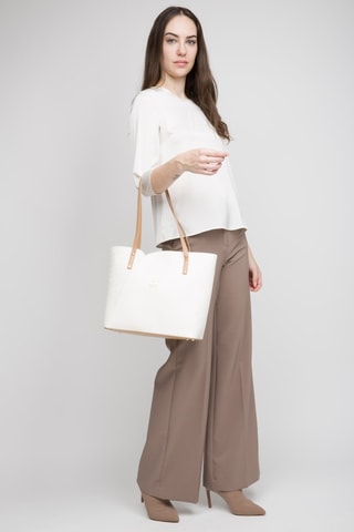 Sac porté épaule  -  Beverly Hills Polo Club - Blanc