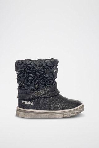 Bottines Baby Stars - Blanc et noir