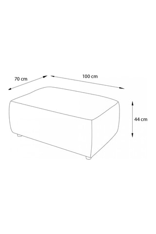 Pouf Envy - Blanc