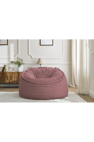 Pouf Socrate - 106 x 79 x 106 cm - Vieux rose