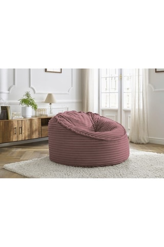 Pouf Socrate - 106 x 79 x 106 cm - Vieux rose