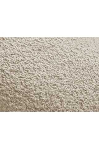 Canapé d'angle gauche Anda - Beige - 3 places - En tissu chenille