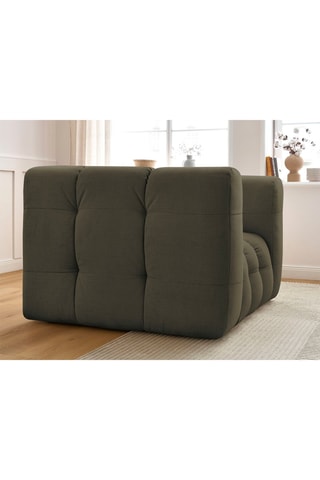 Fauteuil Ulysse - Vert - En tissu