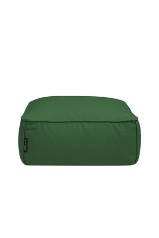 Pouf Giulia - Vert - En tissu lisse