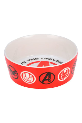 Gamelle pour chien en porcelaine Avengers Marvel Disneyland Paris - Rouge et blanc