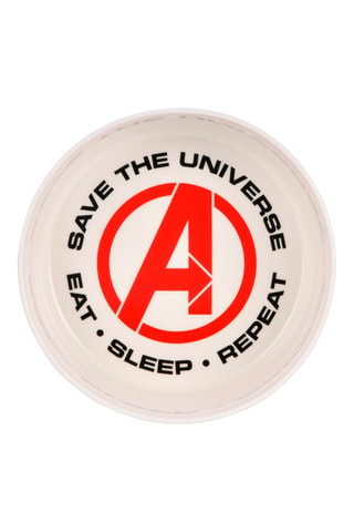 Gamelle pour chien en porcelaine Avengers Marvel Disneyland Paris - Rouge et blanc
