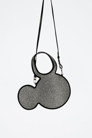 COPERNI Mini Mickey tote noir & strass