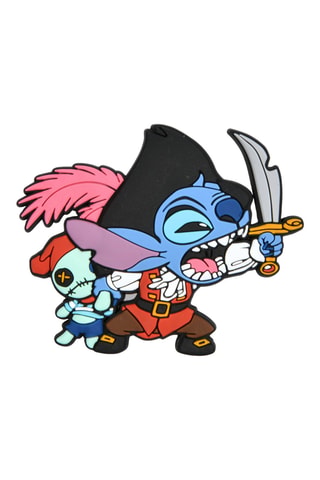 Aimant Stitch Pirate, Lilo & Stitch Disneyland Paris - Bleu - 7 x 5 cm