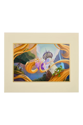 Illustration Raiponce, Disneyland Hotel - 50 x 40 cm