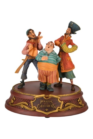 Figurine du trio de musiciens Pirates, Attraction Pirates of the Caribbean, Disneyland Paris