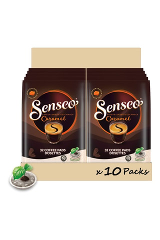 320 dosettes Senseo - Caramel - 10 x 32 dosettes