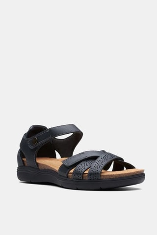 Sandales en cuir April Poppy - Noir