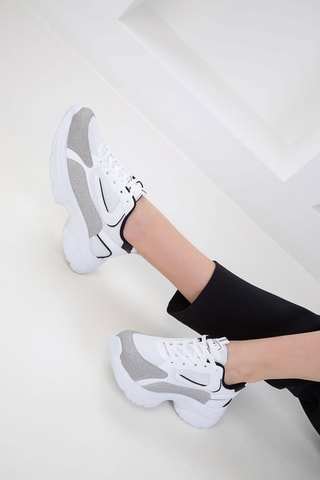 Sneakers platform - Bianco