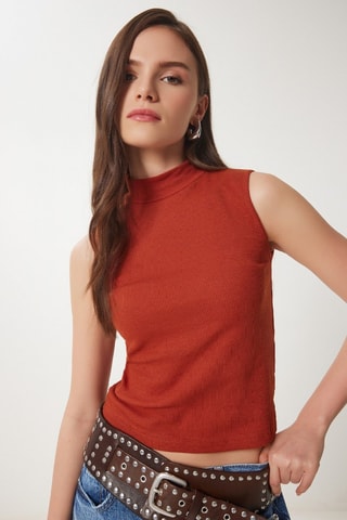Top - Vermelho-tijolo